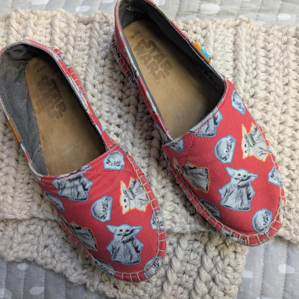 Star Wars Reddish Orange Slip-On Shoes